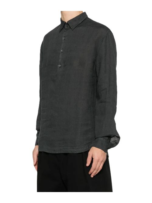 BarenaCamicia di lino Pavan Barena | CAU5456 3007 580PIOMBO